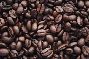 Roasted whole coffee beans